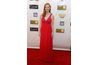 L'actrice Jessica Chastain porte une robe taille empire sur le tapis rouge.